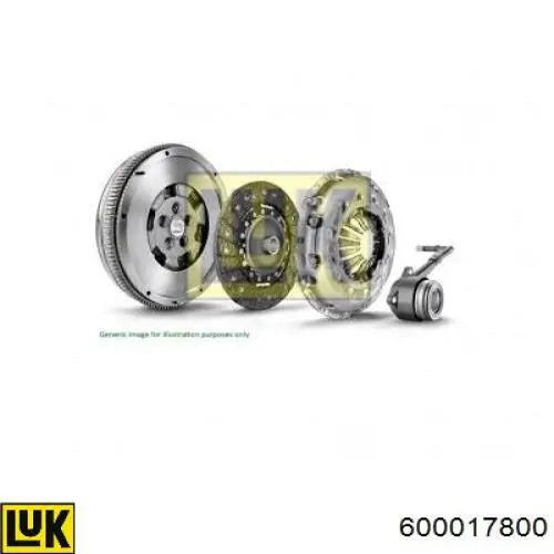 Zestaw sprzęgła (3 części) LUK 600017800 cena, od 932,93 USD