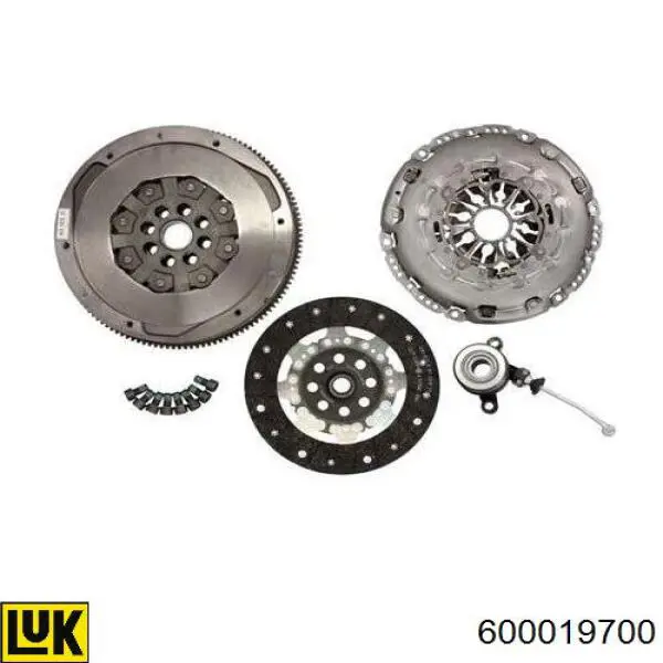 Zestaw sprzęgła (3 części) LUK 600019700 cena, od 643,74 USD