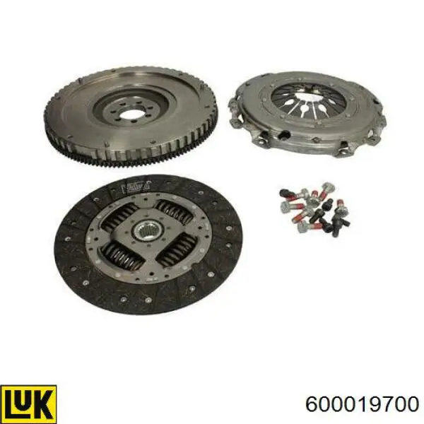 Do koszyka 600019700 LUK Zestaw sprzęgła (3 części)