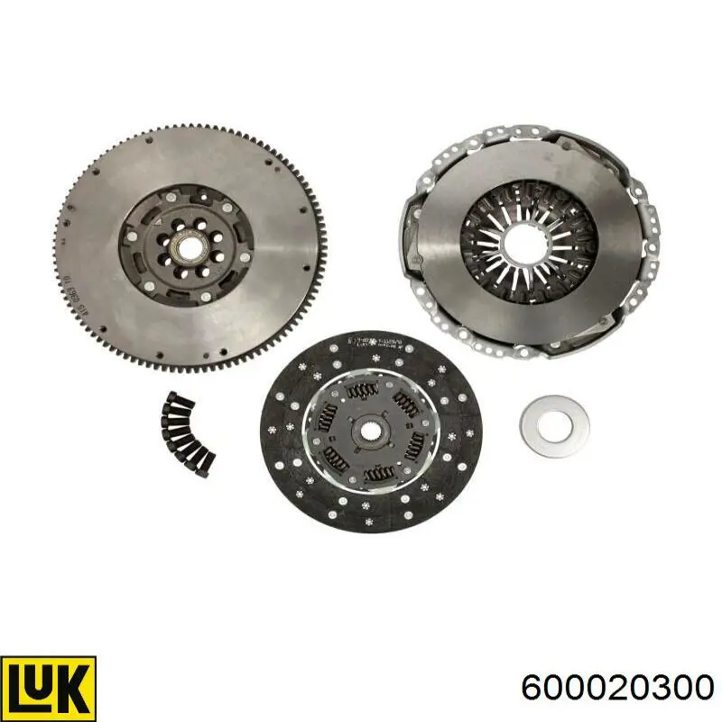 Zestaw sprzęgła (3 części) LUK 600020300 cena, od 860,38 USD