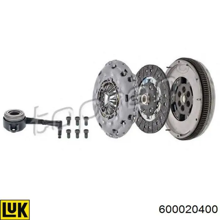 Zestaw sprzęgła (3 części) LUK 600020400 cena, od 844,43 USD