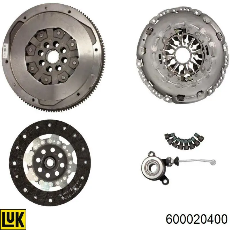 Zestaw sprzęgła (3 części) 8200432503 Renault (RVI)