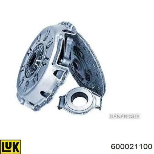 Zestaw sprzęgła (3 części) LUK 600021100 cena, od 180,33 USD