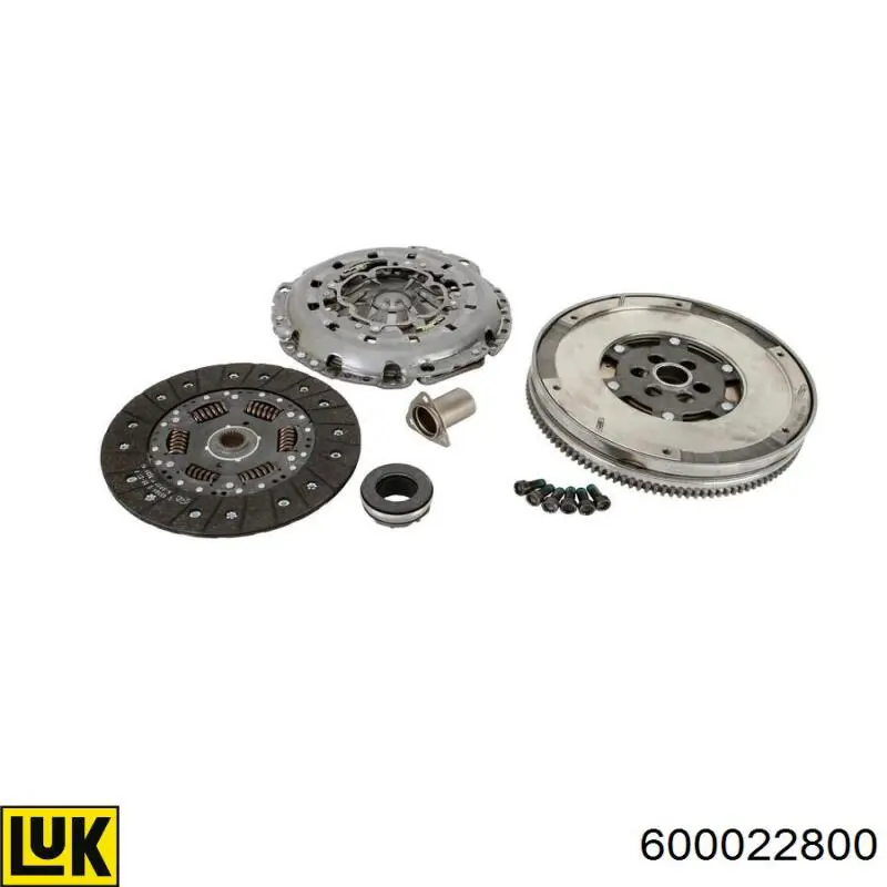 Zestaw sprzęgła (3 części) LUK 600022800 cena, od 654,54 USD