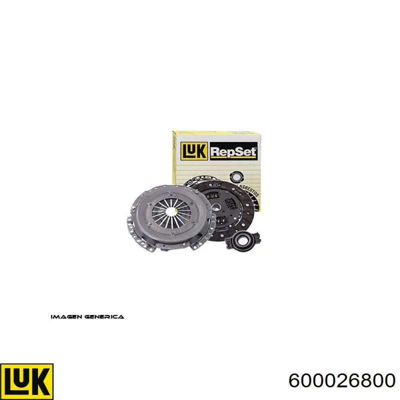 Zestaw sprzęgła (3 części) LUK 600026800 cena, od 831,01 USD