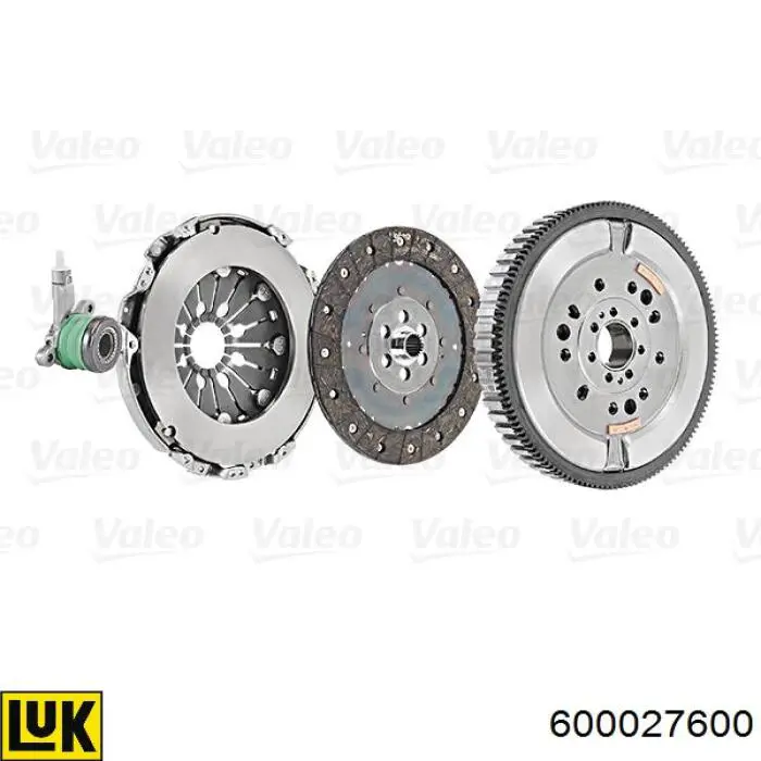 Zestaw sprzęgła (3 części) LUK 600027600 cena, od 636,26 USD