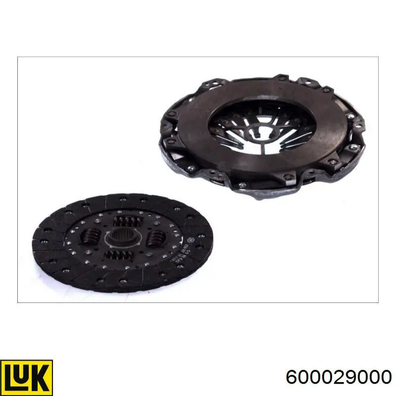 Do koszyka 600029000 LUK Zestaw sprzęgła (3 części)