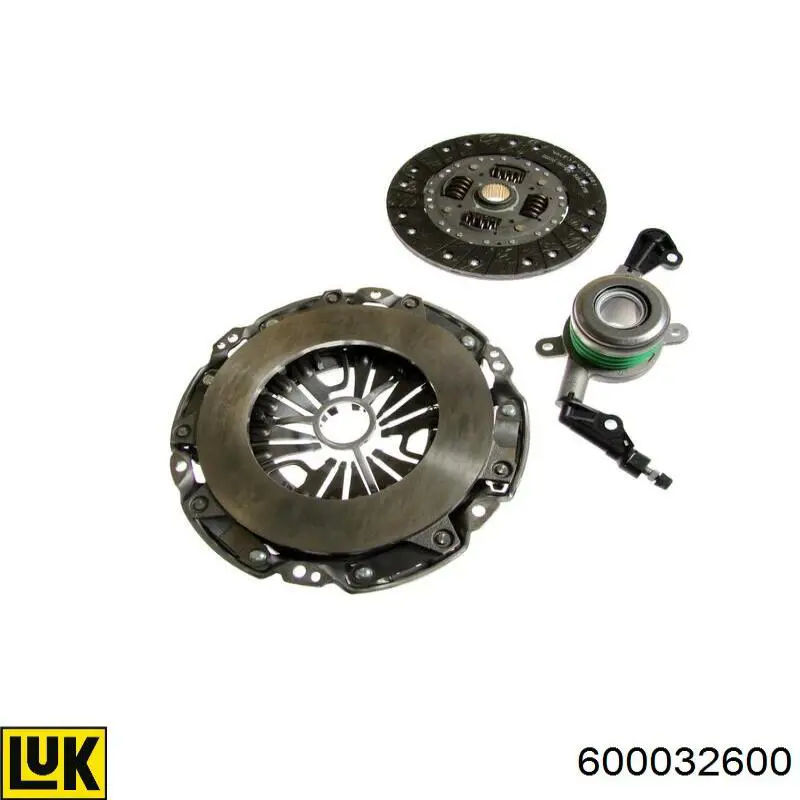 Zestaw sprzęgła (3 części) LUK 600032600 cena, od 913,76 USD