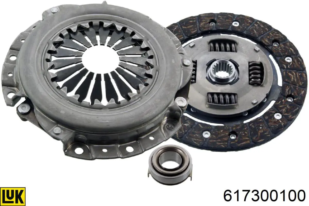 Zestaw sprzęgła (3 części) LUK 617300100 cena, od 71,04 USD