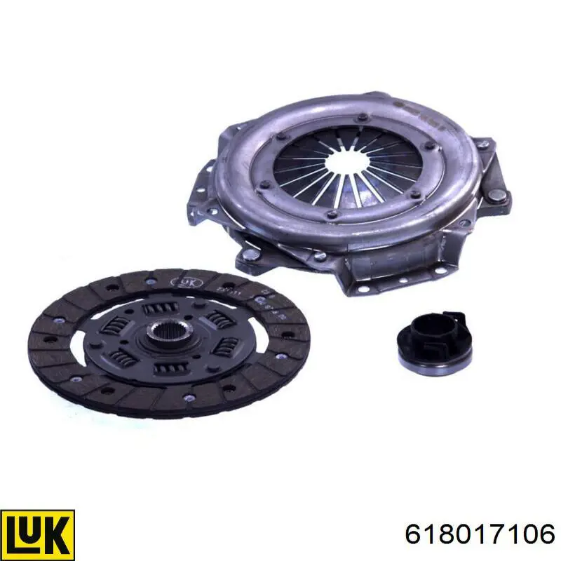 Zestaw sprzęgła (3 części) LUK 618017106