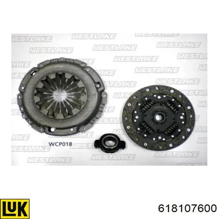 Do koszyka 618107600 LUK Zestaw sprzęgła (3 części)