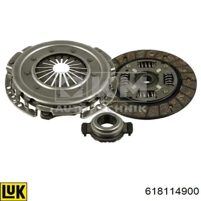 Zestaw sprzęgła (3 części) LUK 618114900 cena, od 93,89 USD