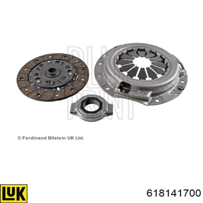 Zestaw sprzęgła (3 części) LUK 618141700 cena, od 92,36 USD
