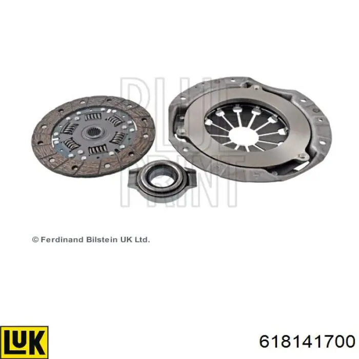 Do koszyka 618141700 LUK Zestaw sprzęgła (3 części)