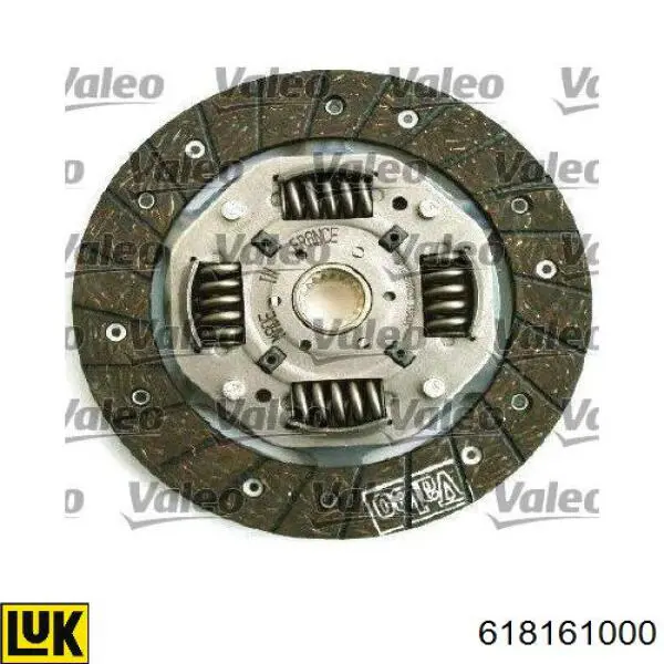 Zestaw sprzęgła (3 części) LUK 618161000 cena, od 96,86 USD