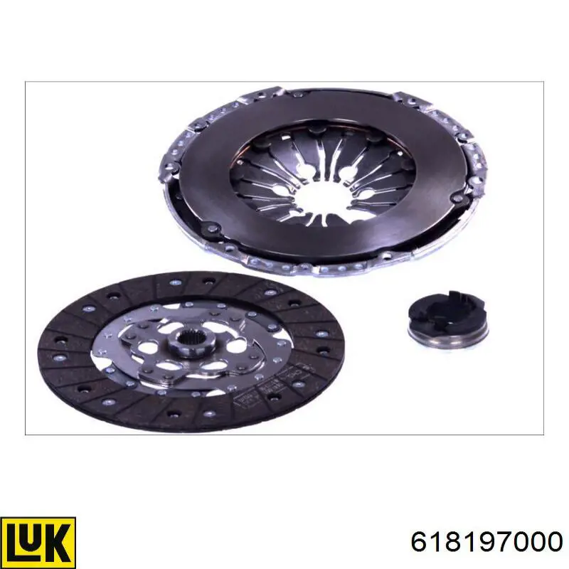 618197000 LUK Zestaw sprzęgła (3 części)