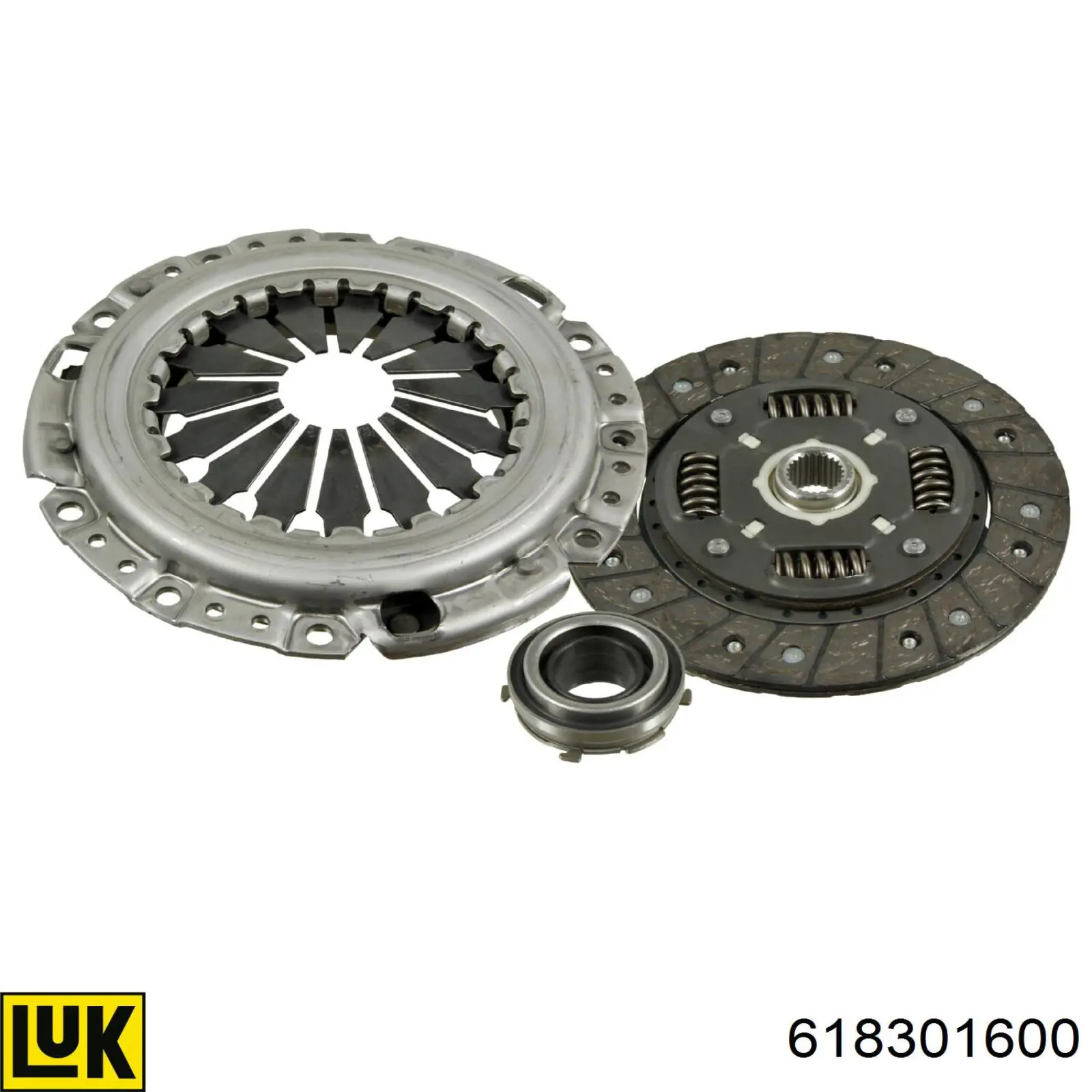 Zestaw sprzęgła (3 części) 618301600 LUK