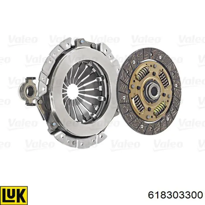 618303300 LUK Zestaw sprzęgła (3 części)