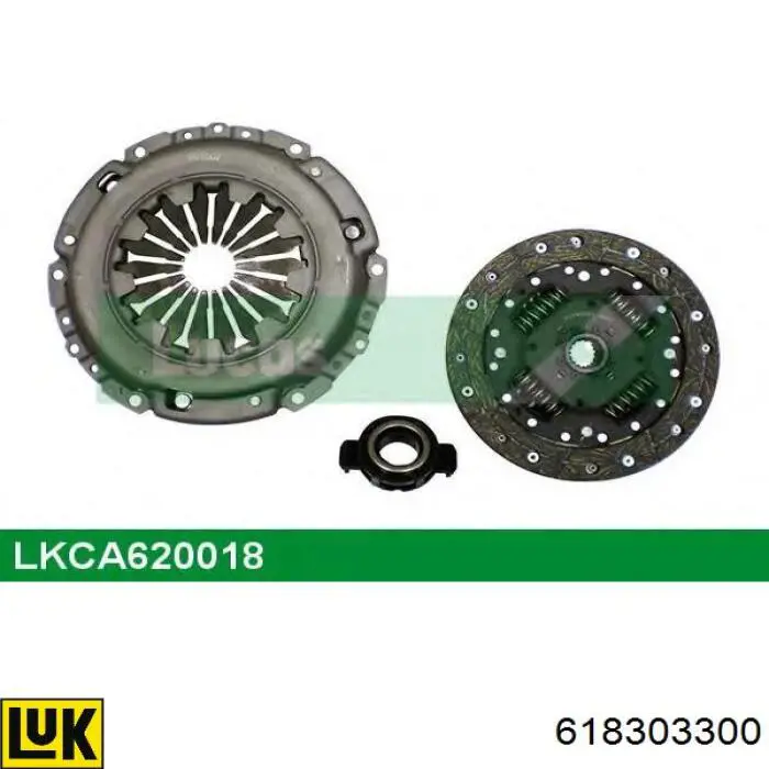 Zestaw sprzęgła (3 części) LUK 618303300 cena, od 107,68 USD
