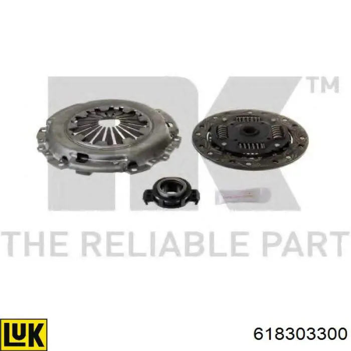 Zestaw sprzęgła (3 części) 618303300 LUK