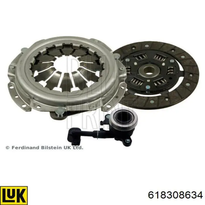 Zestaw sprzęgła (3 części) LUK 618308634 cena, od 173,93 USD