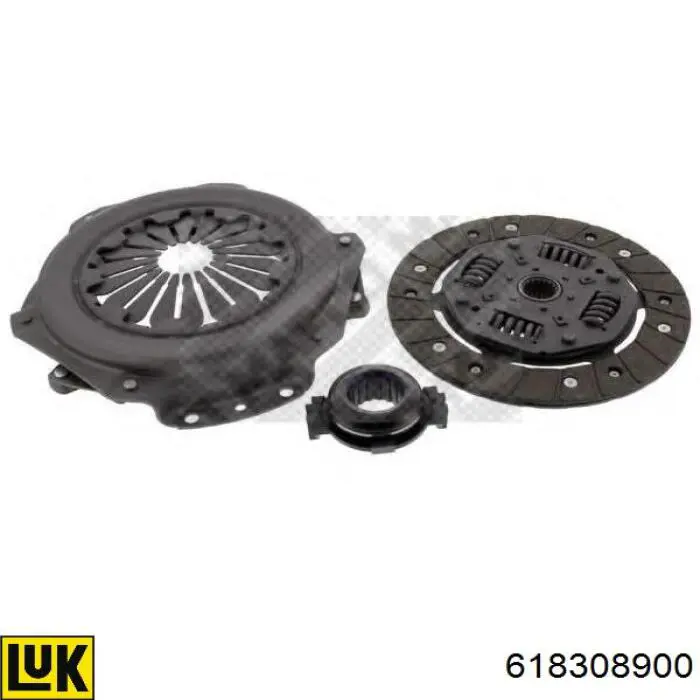 Zestaw sprzęgła (3 części) 618308900 LUK