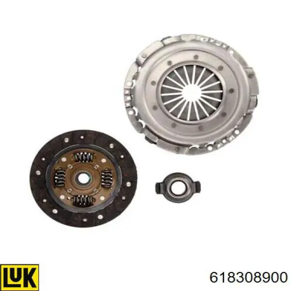 Zestaw sprzęgła (3 części) LUK 618308900 cena, od 84,19 USD