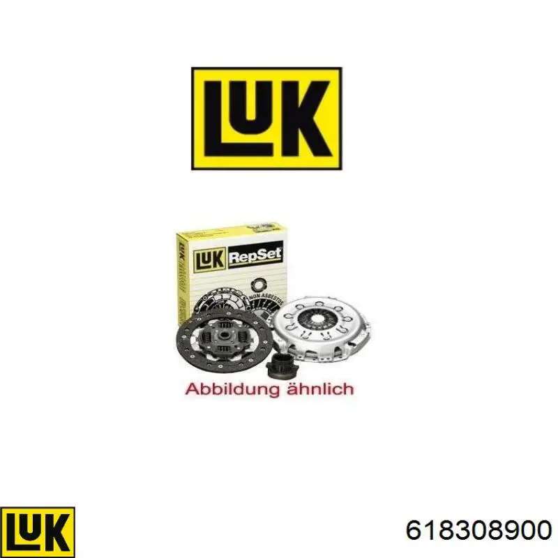 Zestaw sprzęgła (3 części) 618308900 LUK