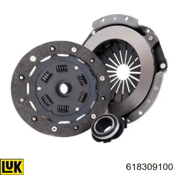 Zestaw sprzęgła (3 części) 618309100 LUK