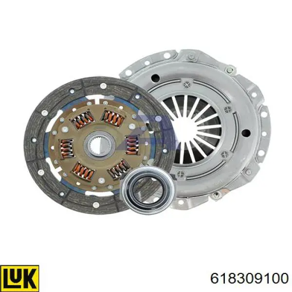 Zestaw sprzęgła (3 części) LUK 618309100 cena, od 108,53 USD