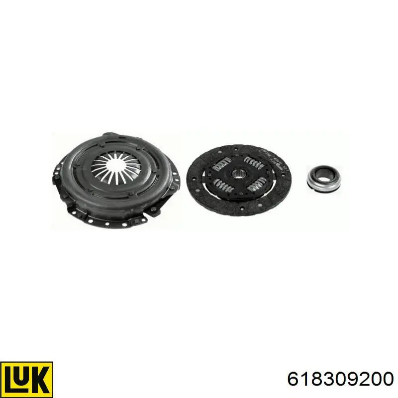 Do koszyka 618309200 LUK Zestaw sprzęgła (3 części)