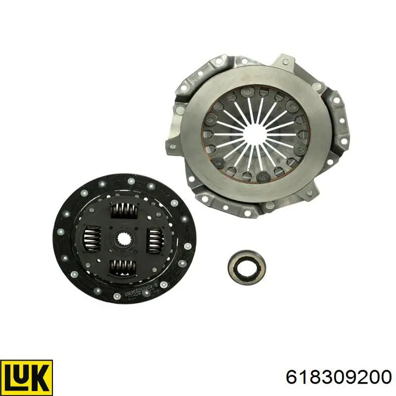 Zestaw sprzęgła (3 części) 618309200 LUK