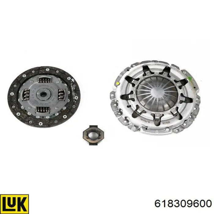 Zestaw sprzęgła (3 części) 618309600 LUK