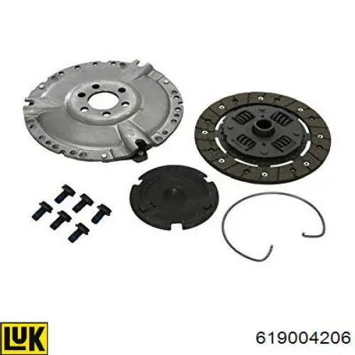 Do koszyka 619004206 LUK Zestaw sprzęgła (3 części)