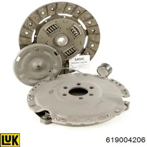 619004206 LUK Zestaw sprzęgła (3 części)