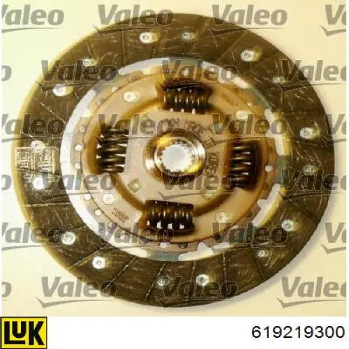 Zestaw sprzęgła (3 części) LUK 619219300 cena, od 100,30 USD