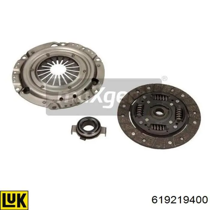 Do koszyka 619219400 LUK Zestaw sprzęgła (3 części)