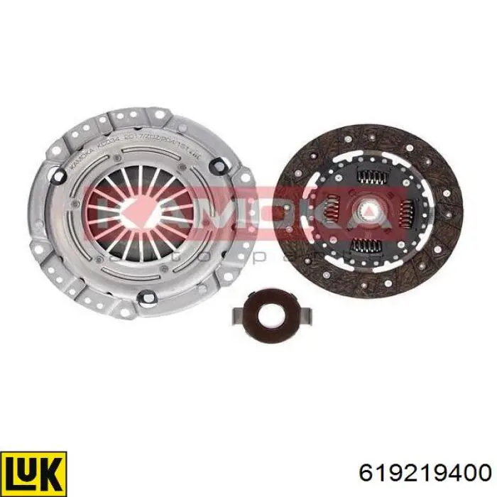 Zestaw sprzęgła (3 części) LUK 619219400 cena, od 100,95 USD