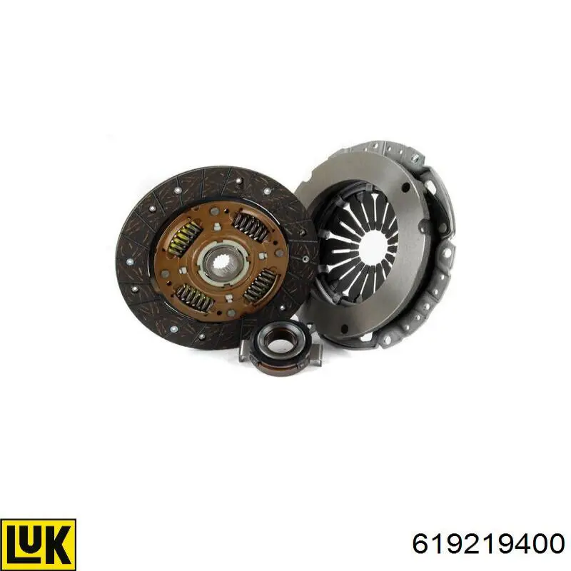 Zestaw sprzęgła (3 części) 619219400 LUK