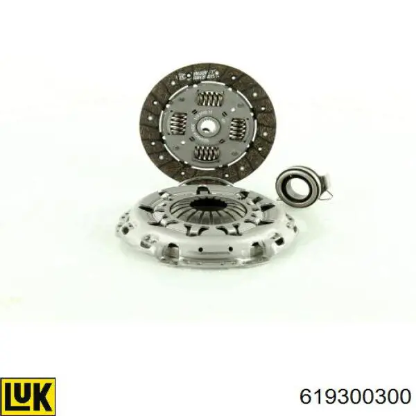Zestaw sprzęgła (3 części) 619300300 LUK