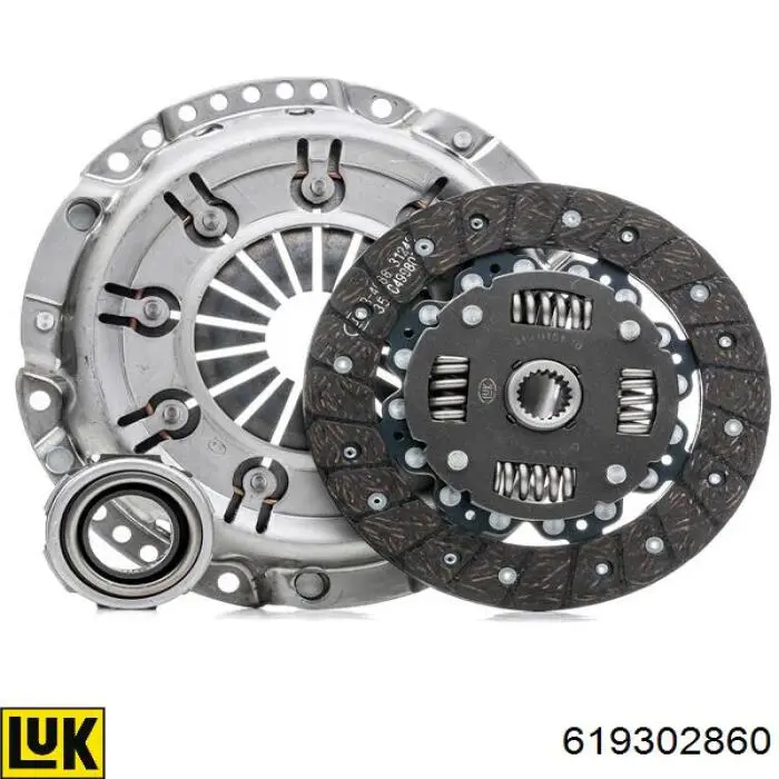 619302860 LUK Zestaw sprzęgła (3 części)