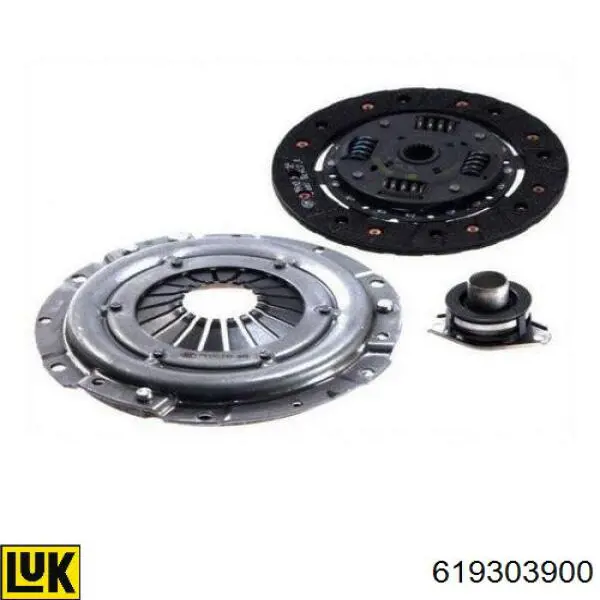 Zestaw sprzęgła (3 części) 619303900 LUK