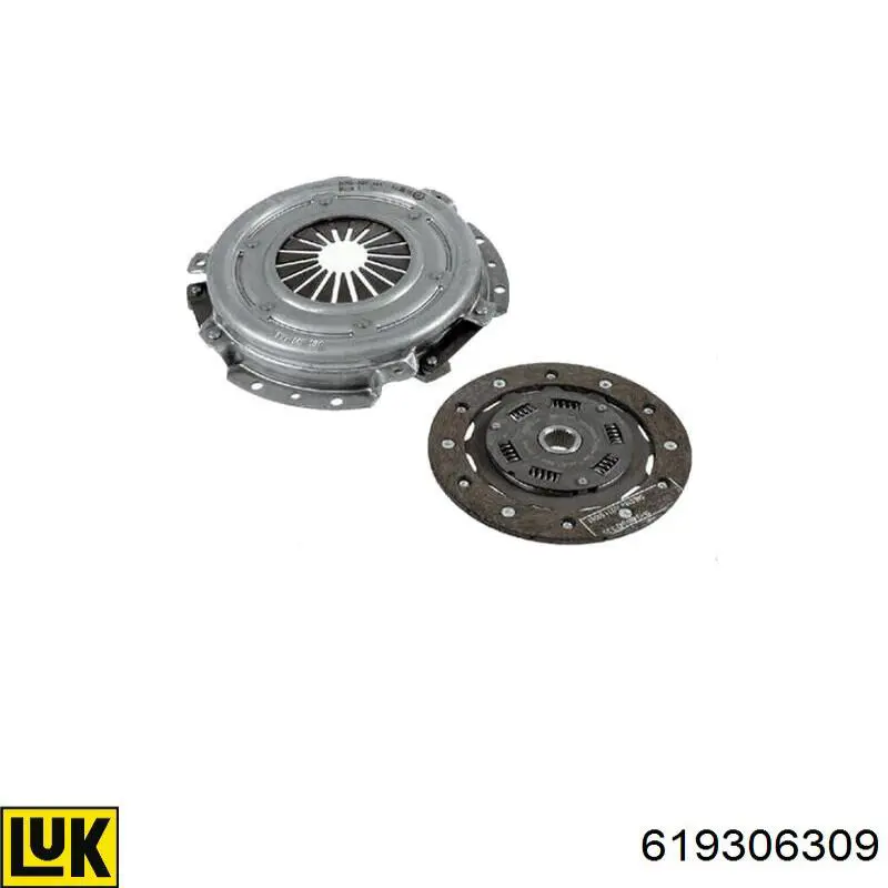 Zestaw sprzęgła (3 części) LUK 619306309 cena, od 80,17 USD