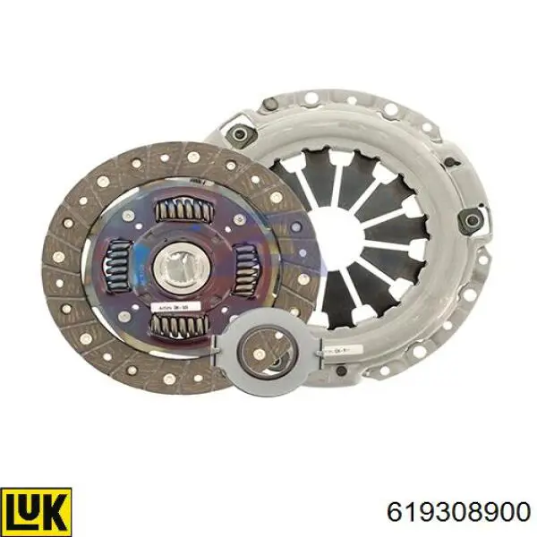 Zestaw sprzęgła (3 części) 619308900 LUK