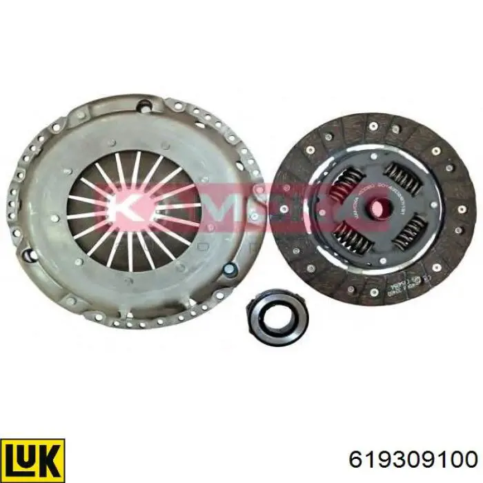 Zestaw sprzęgła (3 części) LUK 619309100 cena, od 106,84 USD