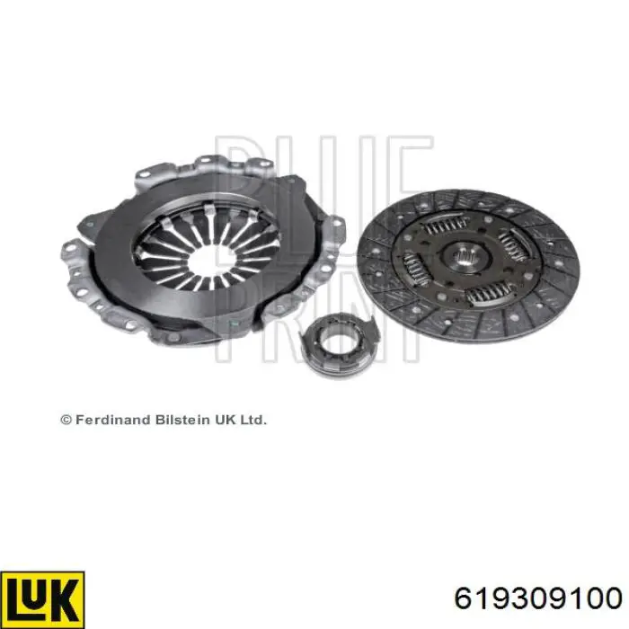 Zestaw sprzęgła (3 części) LUK 619309100