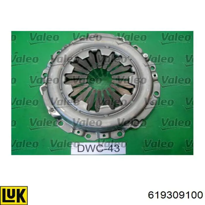 Zestaw sprzęgła (3 części) LUK 619309100 cena, od 106,84 USD