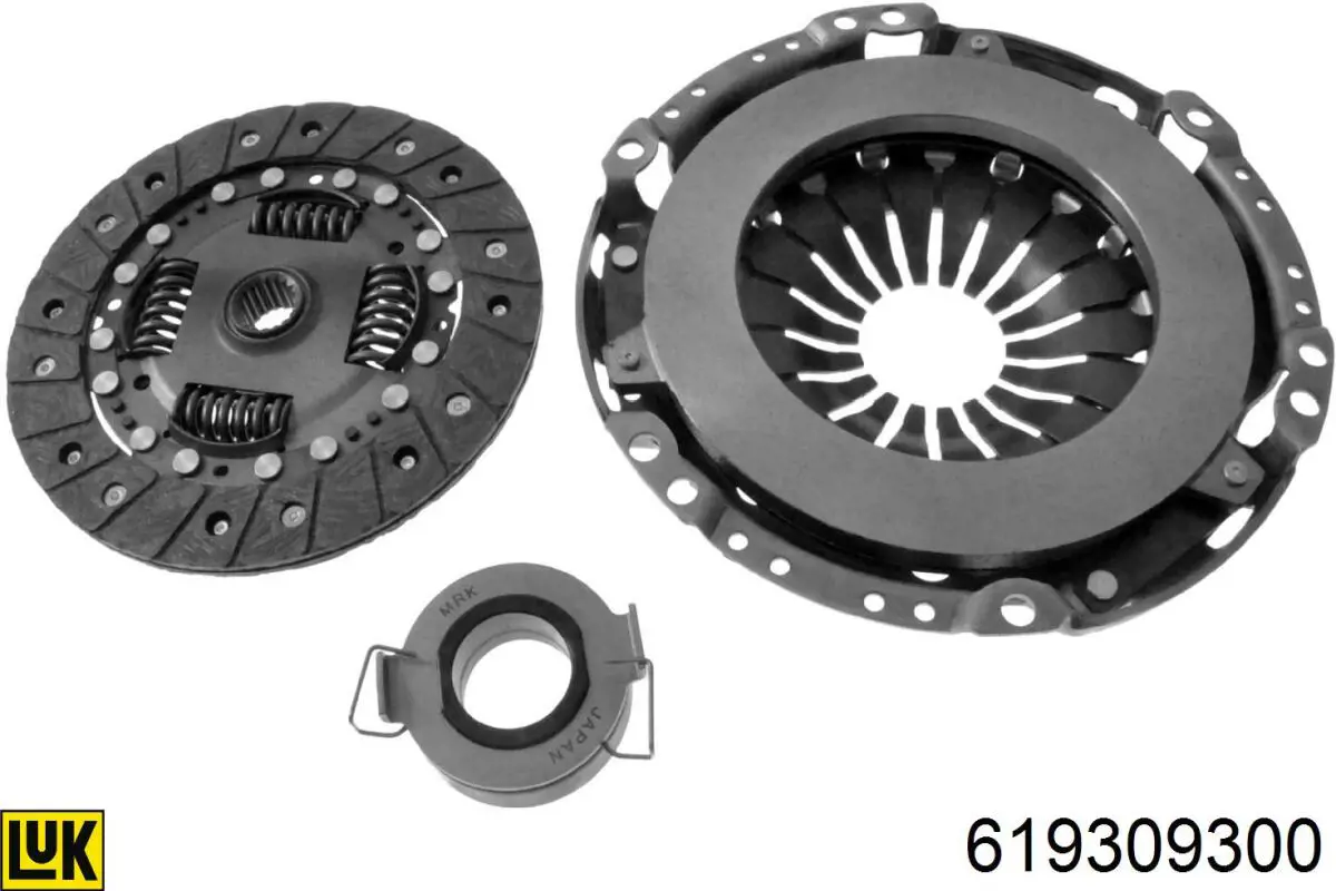 619309300 LUK Zestaw sprzęgła (3 części)