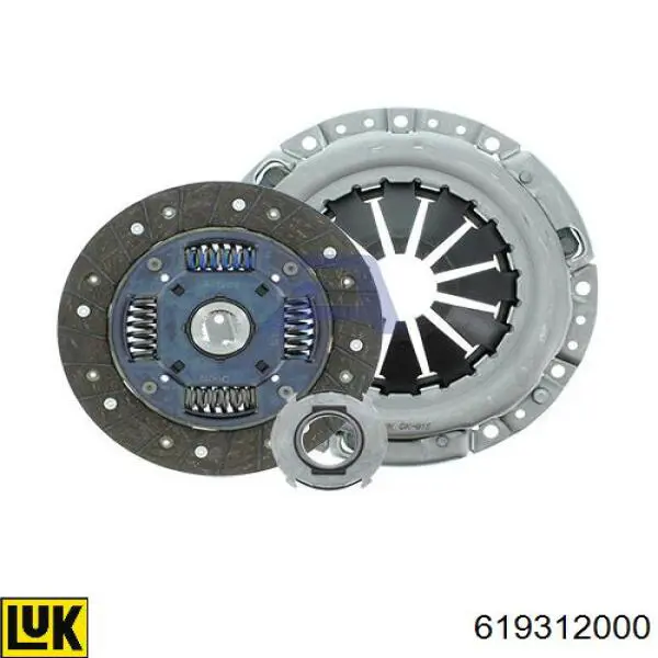 Zestaw sprzęgła (3 części) LUK 619312000 cena, od 144,32 USD