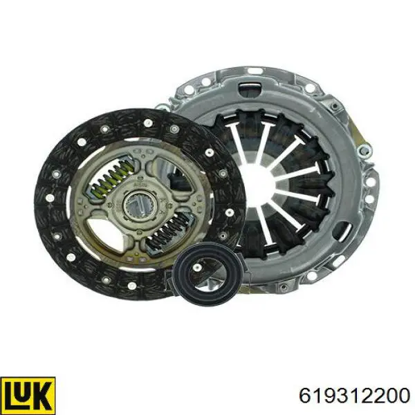 Zestaw sprzęgła (3 części) 619312200 LUK